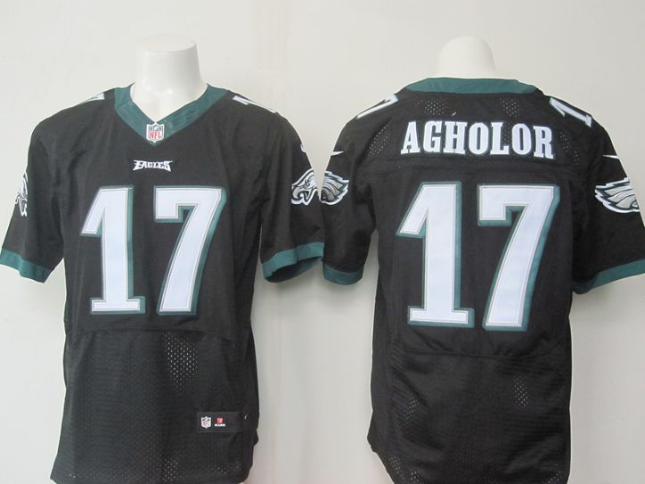 NFL Philadelphia Eagles #17 Agholor Black nike elite jersey->philadelphia eagles->NFL Jersey
